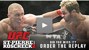 UFC 124: Fast finishes, dominant performances and a reigning champ - see all the action again at UFCLive.com.