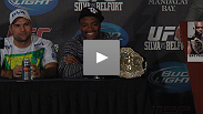 Anderson Silva returns to form and answers questions about his first-round finish, "the kick," and GSP.
