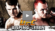 Don't miss UFC&reg; 89 Bisping vs Leben