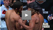 Watch the replay of Aldo vs. Faber weigh-in