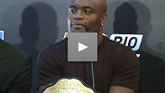 Brazilians Anderson Silva and Vitor Belfort battle for the middleweight belt in February - hear them talk in Rio about what it means to fight one another and for their country.