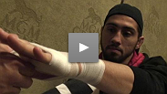 Fighters get their hands wrapped before UFC&reg; 94