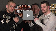 Wilson Gouveia & Nate Marquardt on their fight at the UFC&reg; 95 Pre Fight Press Conference