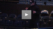 Fighters get ready inside the Octagon&trade; for UFC&reg; Fight Night&trade;: Fight for the Troops