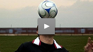 Mike Swick tests out his soccer skills with the Colorado Rapids of MLS