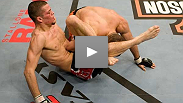 A lightweight Nate Diaz shows off another perfect triangle at UFC Fight Night in January '08.