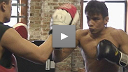 See Miguel Angel Torres and Takeya Mizugaki get one last workout before Sunday.
