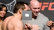UFC 93 Weigh-in on January 16, 2009.