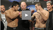 Fighters hit the scales for the UFC&reg; 104 Weigh In