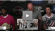 Chael, Anderson, Hughes, Almeida, Dos Santos, Big Country, Alves and Fitch at one of the most entertaining press conferences since... ever.