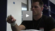 Antoni Hardonk, Luiz Cane, Eddie Sanchez and Roan Carneiro get their hands wrapped