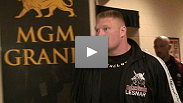 Brock Lesnar arrives at the MGM