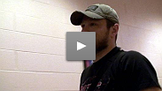 Dan Miller arrives backstage at UFC 98