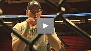 The stars get inside the Octagon as they prepare for UFC Fight Night Live in Seattle.