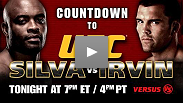 Another Chance to Catch the Countdown to Silva vs Irvin on Versus Tonight