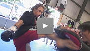 Urijah Faber shows he's ready to reclaim the featherweight title during open workouts