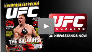 Get a peek at Brock Lesnar's first look at his new UFC Magazine cover.