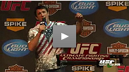 Poetry, trash talk and callouts: Chael Sonnen works his mouth, er, magic at the UFC Fight Club Q&A in Austin, Texas on September 14.