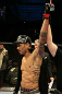 DaMarques Johnson celebrates his win over Mike Guymon.