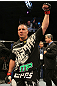 Pat Barry celebrates his win over Joey Beltran.