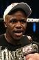 Melvin Guillard celebrates his win over Evan Dunham.