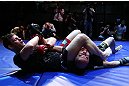 Michael Bisping practices grappling during an Open Workout