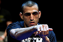 George Sotiropoulos spars during an Open Workout