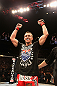 Kyle Noke celebrates his win