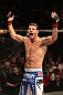 Michael Bisping celebrates his win