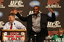 UFC 128: Pre-Fight Press Conference (L-R): Jon Jones & Eddie Wineland