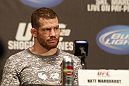UFC 128: Pre-Fight Press Conference: Nate Marquardt
