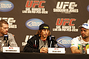 UFC 128: Pre-Fight Press Conference: Nate Marquardt, Urijah Faber and Shogun