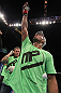 UFC 128: Edson Barboza celebrates his win