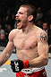 UFC 128: Jim Miller celebrates his win