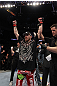 UFC 128: Jim Miller celebrates his win