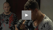 Frank Mir talks about how Cro Cop has challenged his pace; Mirko reels off his list of credentials.