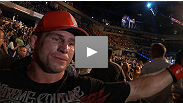 Sean Sherk has kind words for the tough crowd (and opponent) that greeted his first Octagon appearance in 16 months.