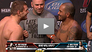 See the fighters of UFC 119 weigh in in Indianapolis
