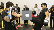 Treinos Abertos do UFC 123 no Detroit Athletic Club em Detroit, Michigan dia 18 de novembro, 2010  (Fotos by Josh Hedges/Zuffa LLC/Zuffa LLC via Getty Images)