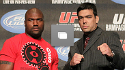 DETROIT - NOVEMBER 17:  Photos from the dais at the UFC 123 pre-fight press conference at the MGM Grand Hotel and Casino in Detroit, Michigan on November 17, 2010  (Photo by Josh Hedges/Zuffa LLC/Zuffa LLC via Getty Images)