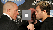 UFC 124 pre-fight press conference at the Bell Centre on December 9, 2010 in Montreal, Quebec, Canada.