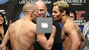 UFC 124 Weigh-In at the Bell Centre on December 10, 2010 in Montreal, Quebec, Canada.