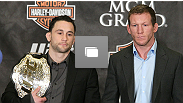 UFC 125 pre-fight press conference at MGM Grand Hotel & Casino on December 29, 2010 in Las Vegas, NV. (Photos by Josh Hedges/Zuffa LLC/Zuffa LLC via Getty Images)