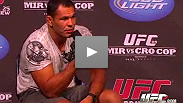 Big Nog answers fan questions at the UFC Fight Club Q&A in Indianapolis before UFC 119.