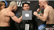 UFC&reg; Live Sanchez vs Kampmann weigh-in at KFC Yum! Center on March 2, 2011 in Louisville, KY (Photos by Josh Hedges/Zuffa LLC/Zuffa LLC via Getty Images)