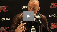 The stars talk dolls, sleep deprivation, name calling and more at the open workouts for UFC 129: St-Pierre vs. Shields.