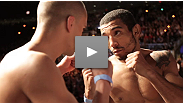UFC&reg; Featherweight Champion Jose Aldo and challenger Mark Hominick weigh in before their title fight in Toronto.