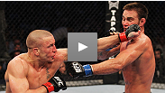 "The heart of a champion" - hear from GSP and his trainer Firas Zahabi after a fight that sent Georges to the hospital - but not without his belt.