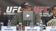 Former champions Randy Couture and Lyoto Machida talk about their matchup of conflicting styles at UFC&reg; 129: St-Pierre vs. Shields.