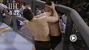 Dan Severn and Dave Beneteau face each other to see who will be the tournament champion at UFC 5.